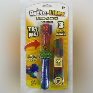 Brite Lites Build a Blox Flashlight Lights Up! New